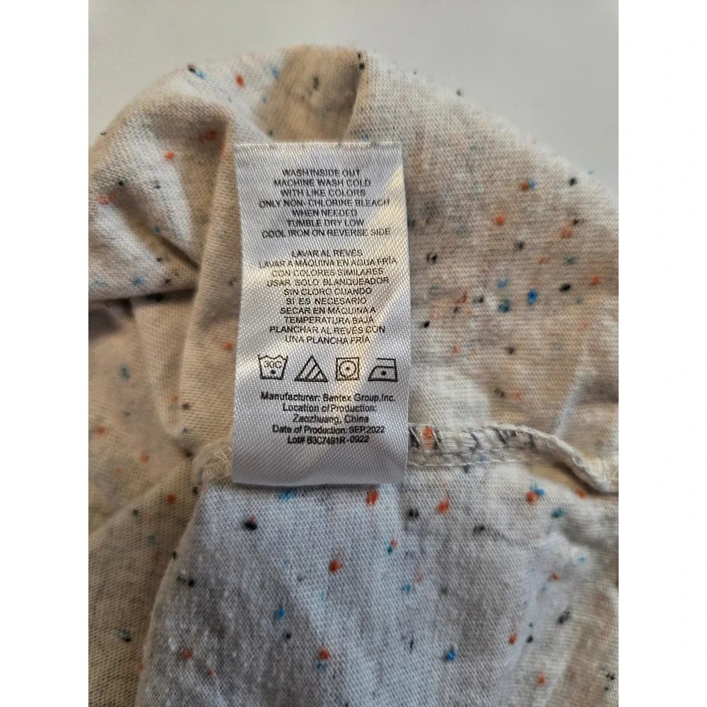 Star Wars Bentex Baby Bodysuit Gray Speckle Droid Sketch Print 6/9M